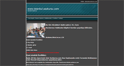Desktop Screenshot of istanbul.sazkursu.com